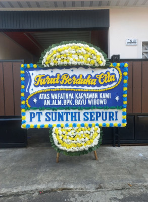 Papan Bunga Duka di Lahat Selatan