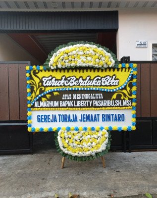 Papan Bunga Duka di Lahat Selatan