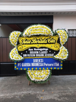 Papan Bunga Duka di Lahat Selatan