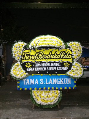 Papan Bunga Duka di Lahat Selatan